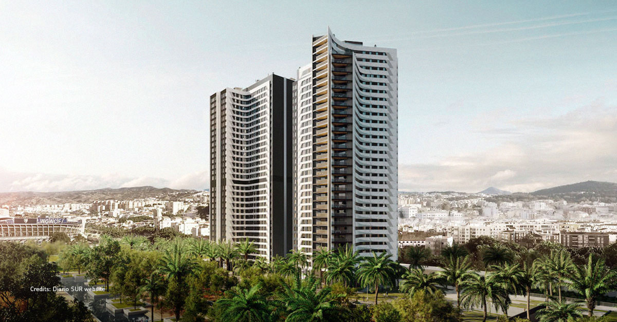 URSA insulation in the Martiricos Towers, two new skyscrapers in Malaga
